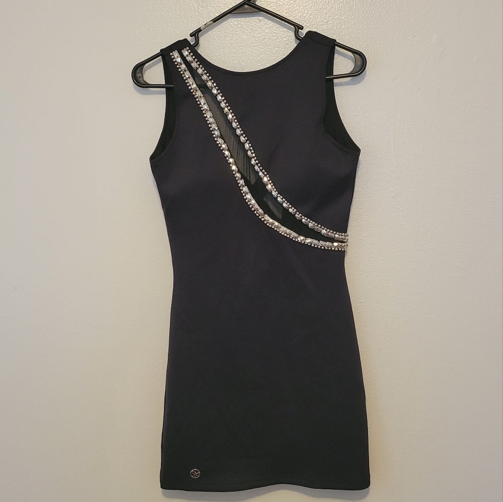 Chocomel Black Bodycon Dress